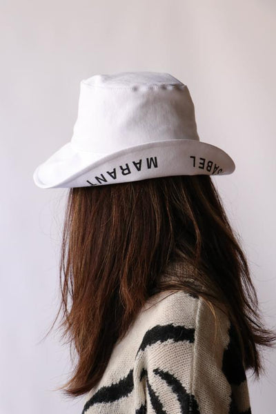 Isabel Marant 100% Authentic Sherpa Bucket Hat with Logo Embroidery Isabel Marant Haley Bucket Hat | ShopSimon main image 3