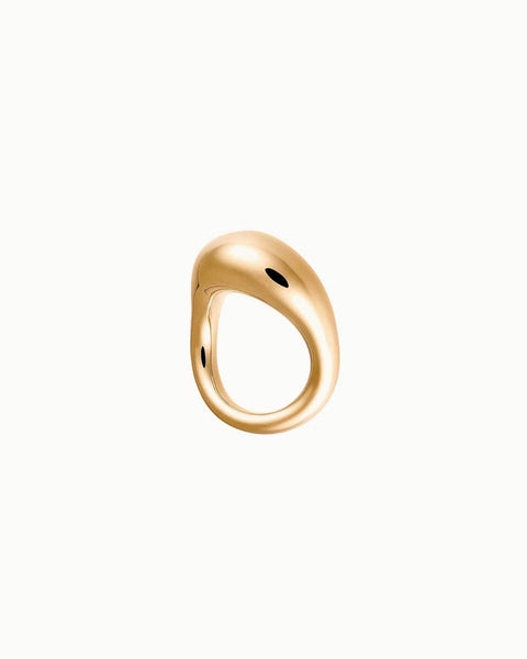 Charlotte Chesnais Lips Ring in Gold | WE ARE ICONIC
