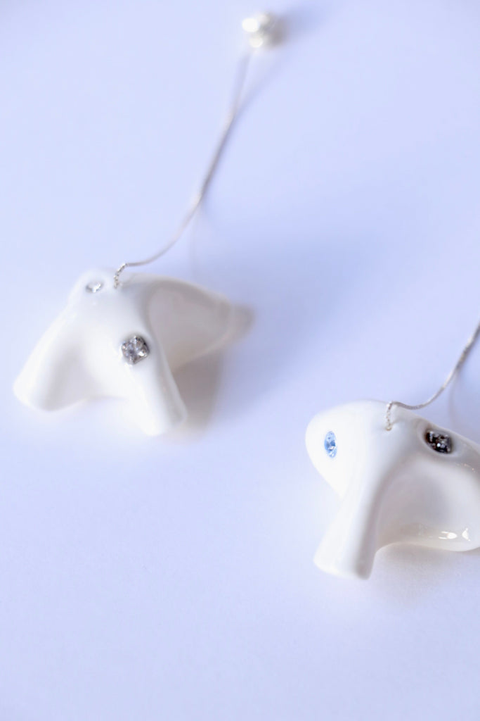 Hannayoo Works Mini Marshmallow Ear Threads- Set Jewelry Hannayoo Works 