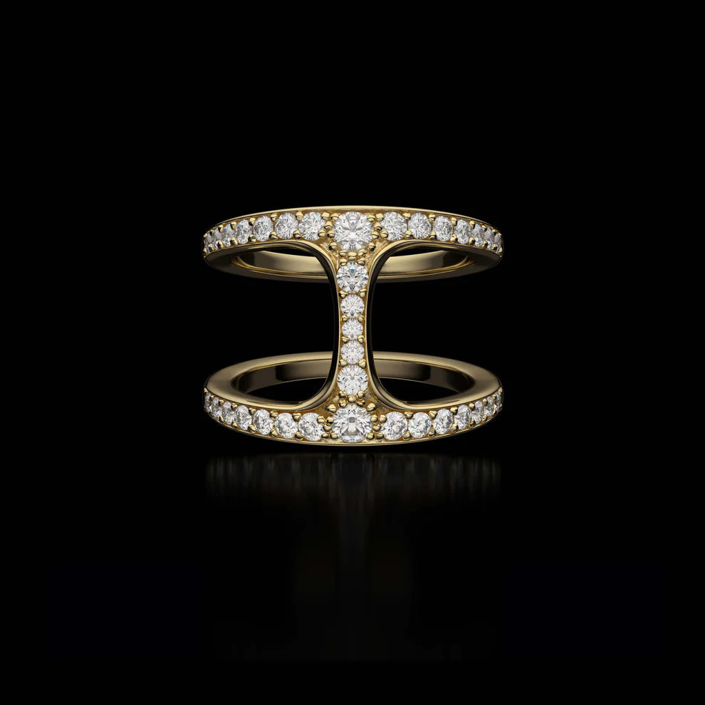 Hoorsenbuhs Dame Phantom w/ Diamonds Ring Jewelry Hoorsenbuhs 