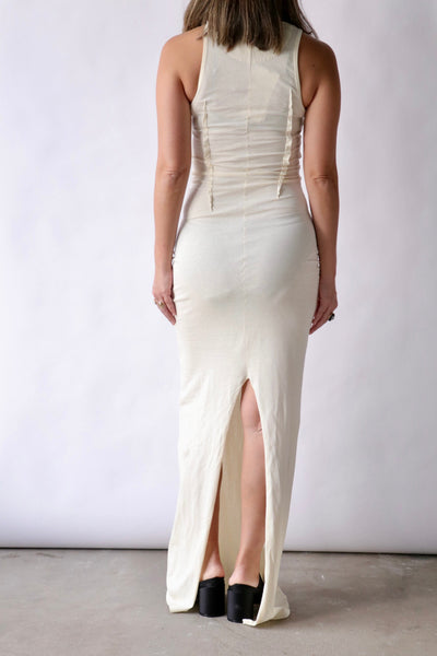 MAISON MARGIELA トレフミティトレス CT0945S22857 900 MM6 Maison Margiela Sleeveless Jersey Maxi Dress | WE ARE ICONIC