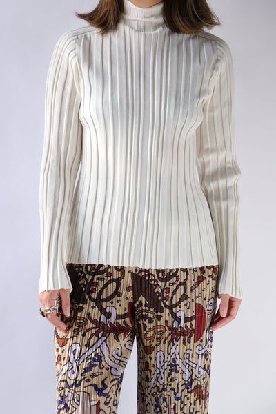 PLEATS PLEASE ISSEY MIYAKE - PLEATS PLEASE プリーツプリーズ　ボーダーニット pleats-please-issey-miyake-