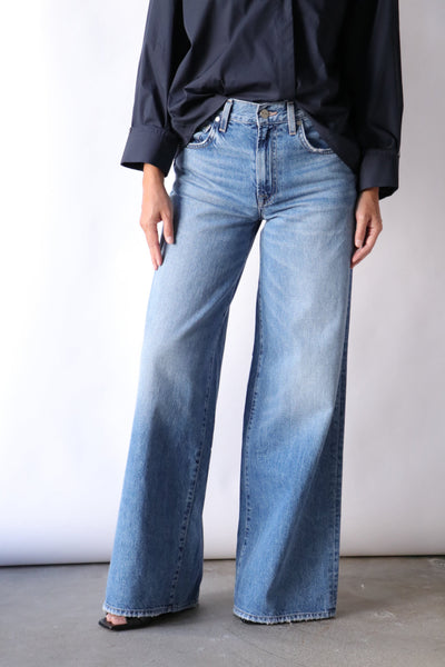 TWP Brooke in White/Vintage Denim main image 1