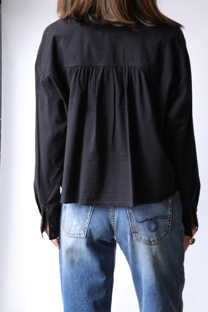 Xirena Dawson Shirt in Black tops-blouses Xirena 