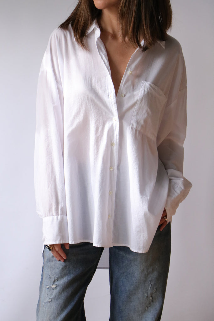 Xirena Sydney Shirt in White tops-blouses Xirena 