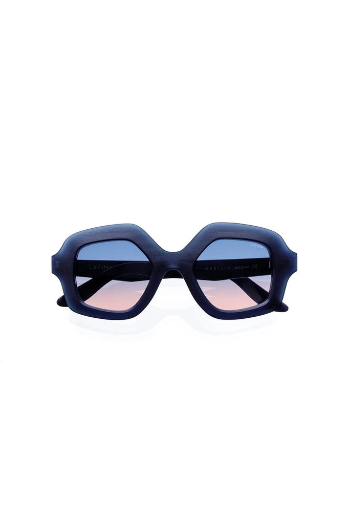 Lapima Cecelia Sunglasses in Natural Ocean Sunrise Accessories Lapima 