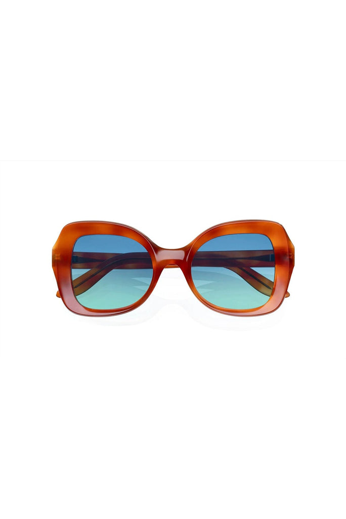 Lapima Isabel Sunglasses in Caramel Blue Sky Accessories Lapima 