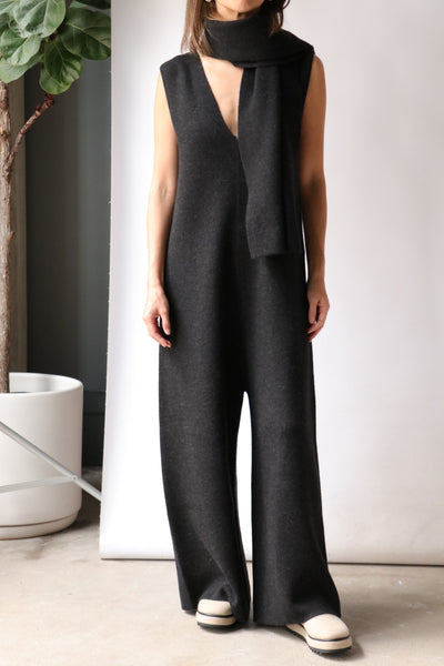 Lauren Manoogian Double Knit Miter Jumpsuit