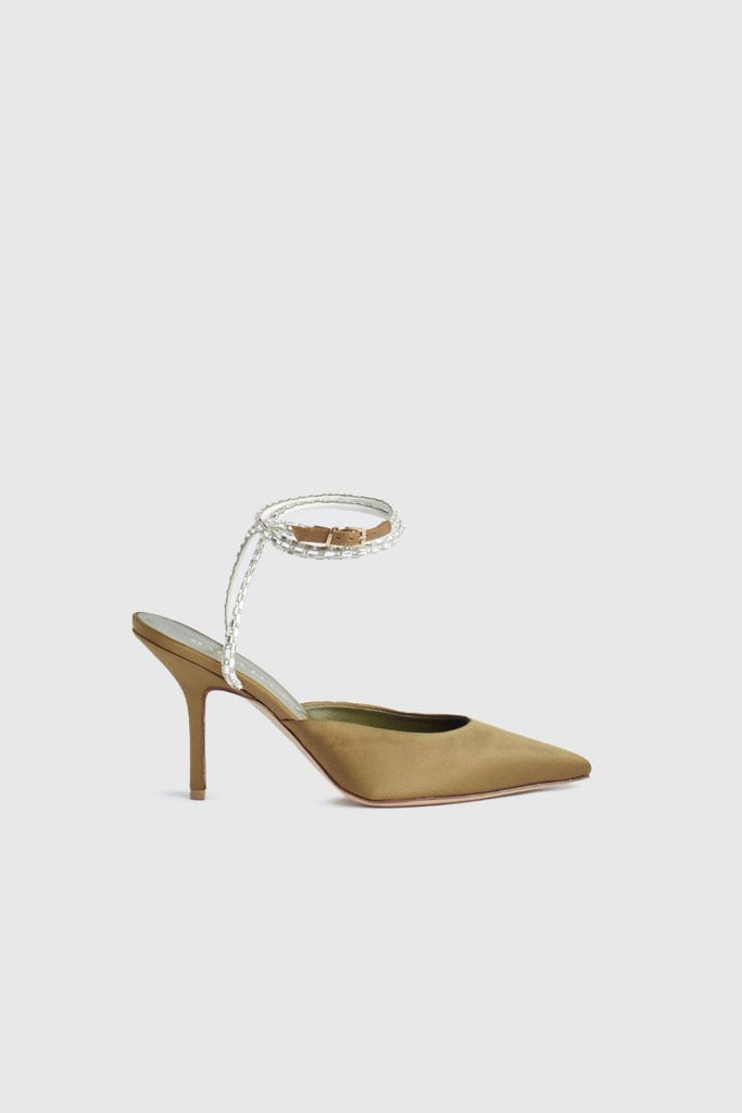 Maria Luca Giuditta Pointy Slingback in Curry Shoes Maria Luca 