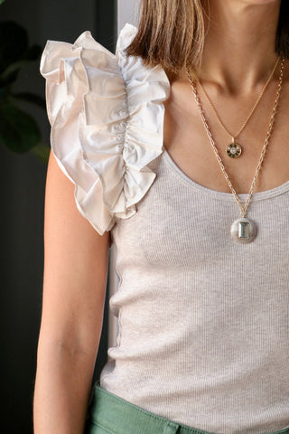 ULLA JOHNSON パフスリーブトップス ULLA JOHNSON パフスリーブトップス