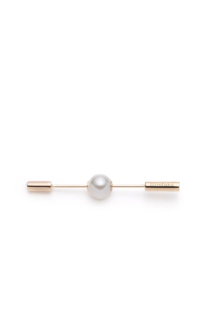 Hirotaka Short Spear Pearl Earring