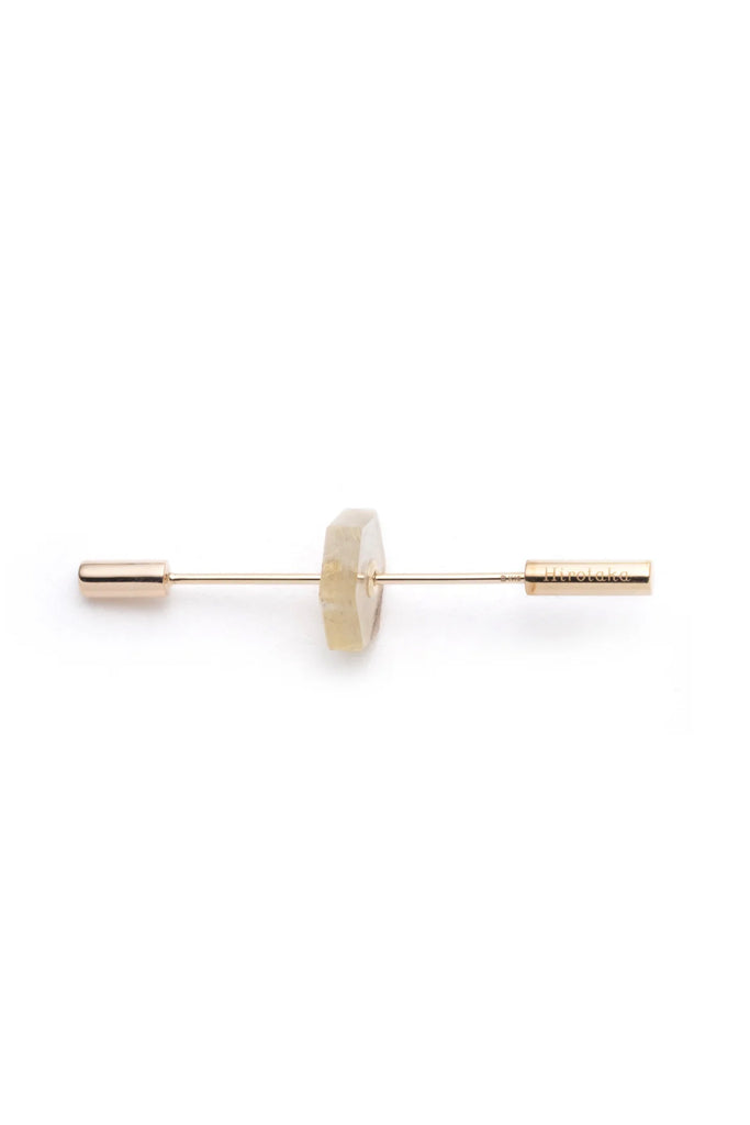 Hirotaka Short Spear Rutile Earring