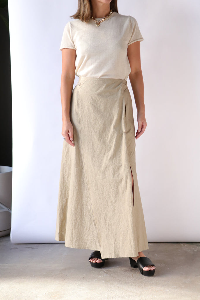 Lauren Manoogian Panel Skirt in Drab