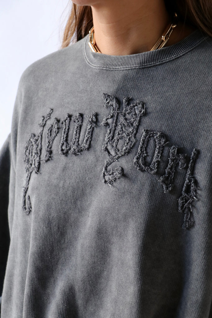 R13 New York Balloon Crewneck