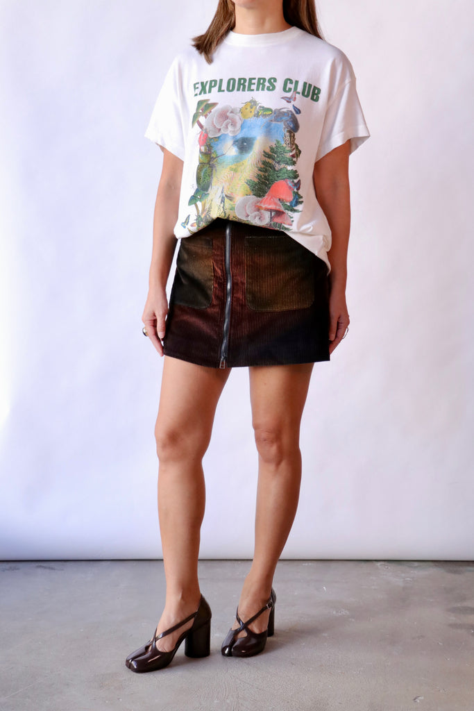 The Elder Statesman Explorers Club Tee in White