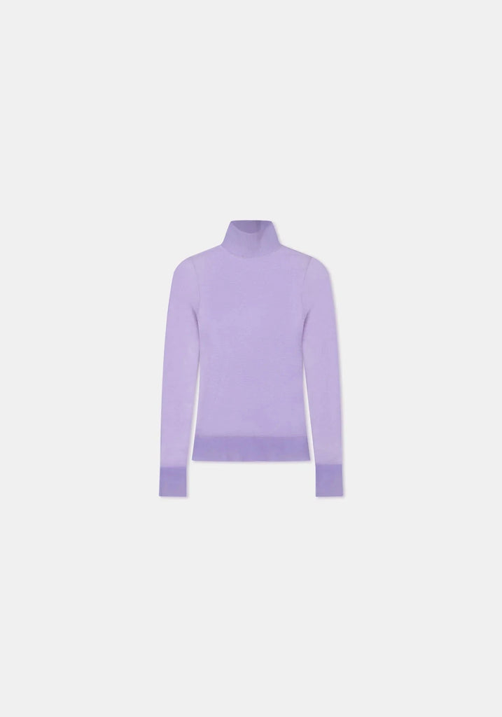 Aeron Eriq Cashmere Turtleneck in Lilac tops-blouses Aeron 