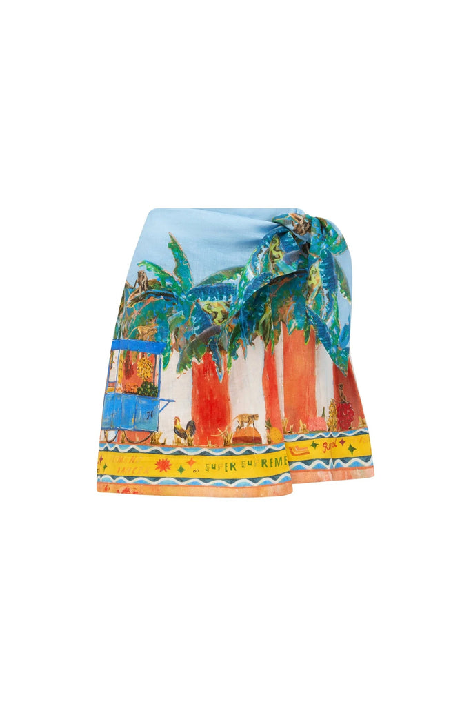 Alémais All Aboard Skirt in Multi Bottoms Alémais 