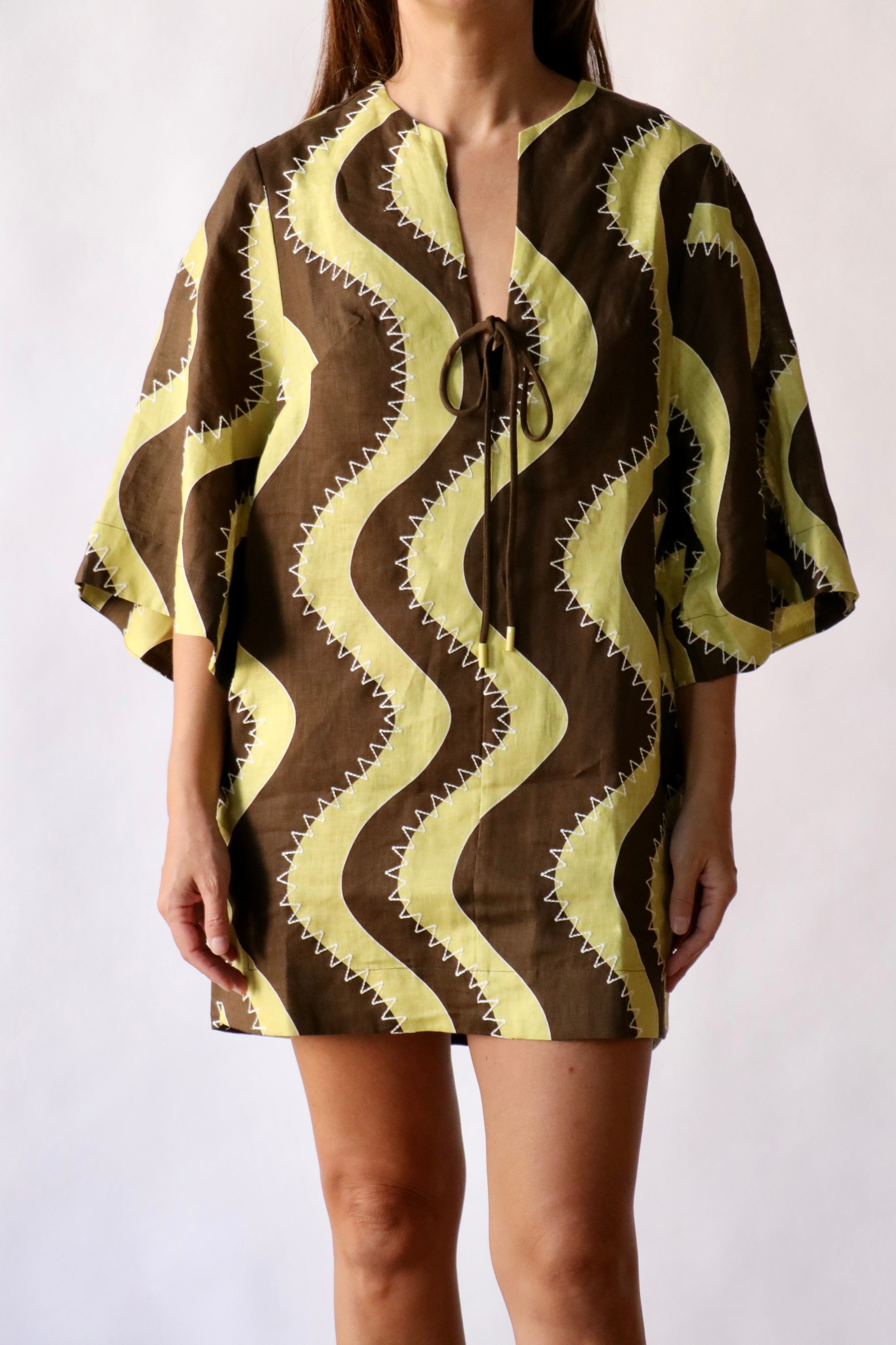 Alémais Frankie Mini Dress in Yellow