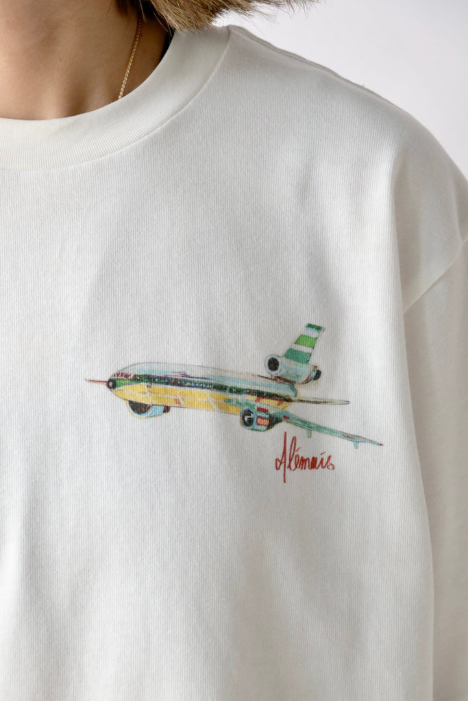 Alémais Plane Tee in Cream T-Shirts & Tanks Alémais 