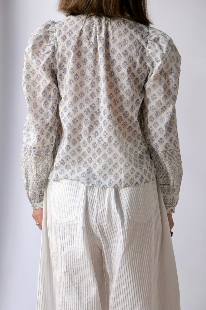 Alix of Bohemia Annabel Delft Bhutti Shirt tops-blouses Alix of Bohemia 