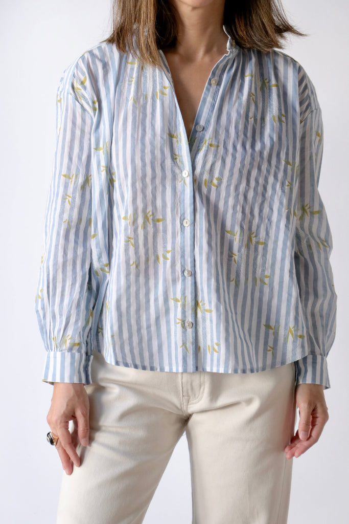 Alix of Bohemia Kiki Magnolia Stripe Shirt tops-blouses Alix of Bohemia 