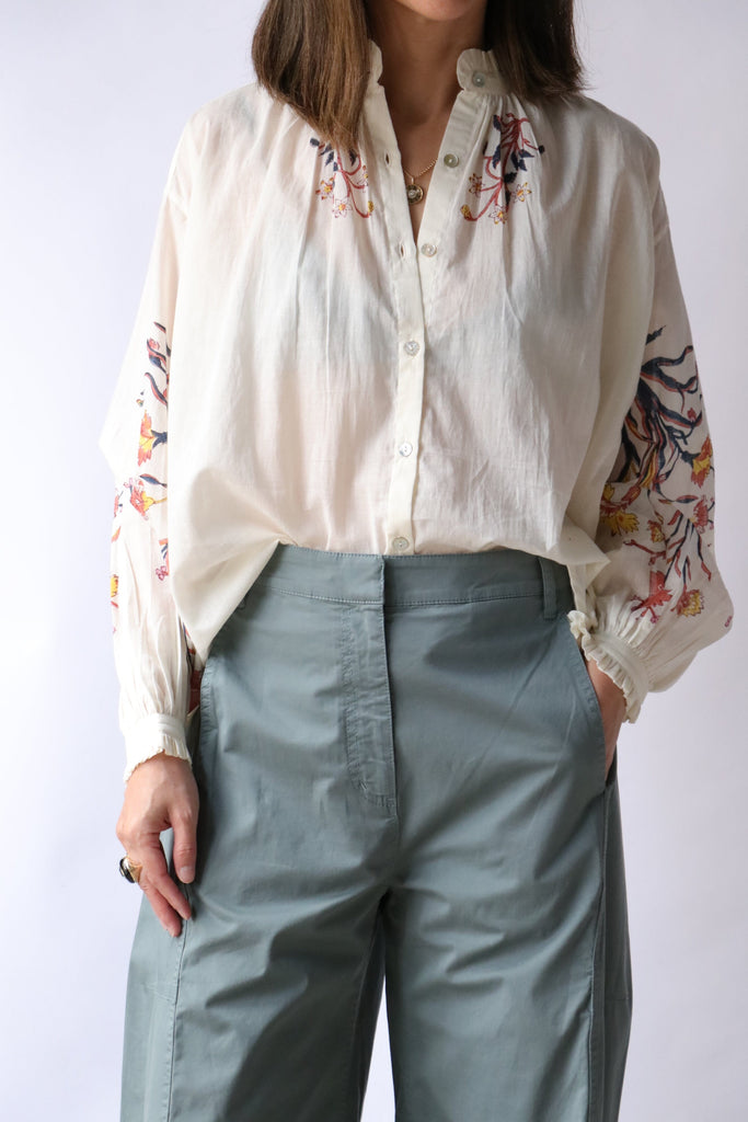 Alix of Bohemia Poet Sun Lily Valley Blouse tops-blouses Alix of Bohemia 