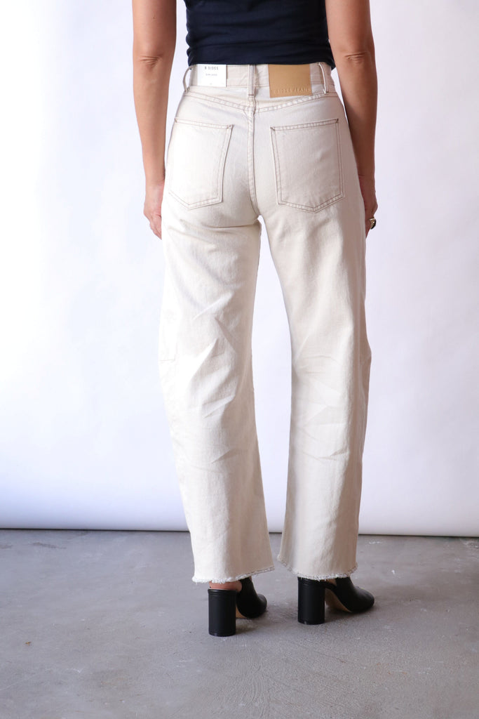 B Sides Slim Lasso in Clair Rinse Bottoms B Sides 