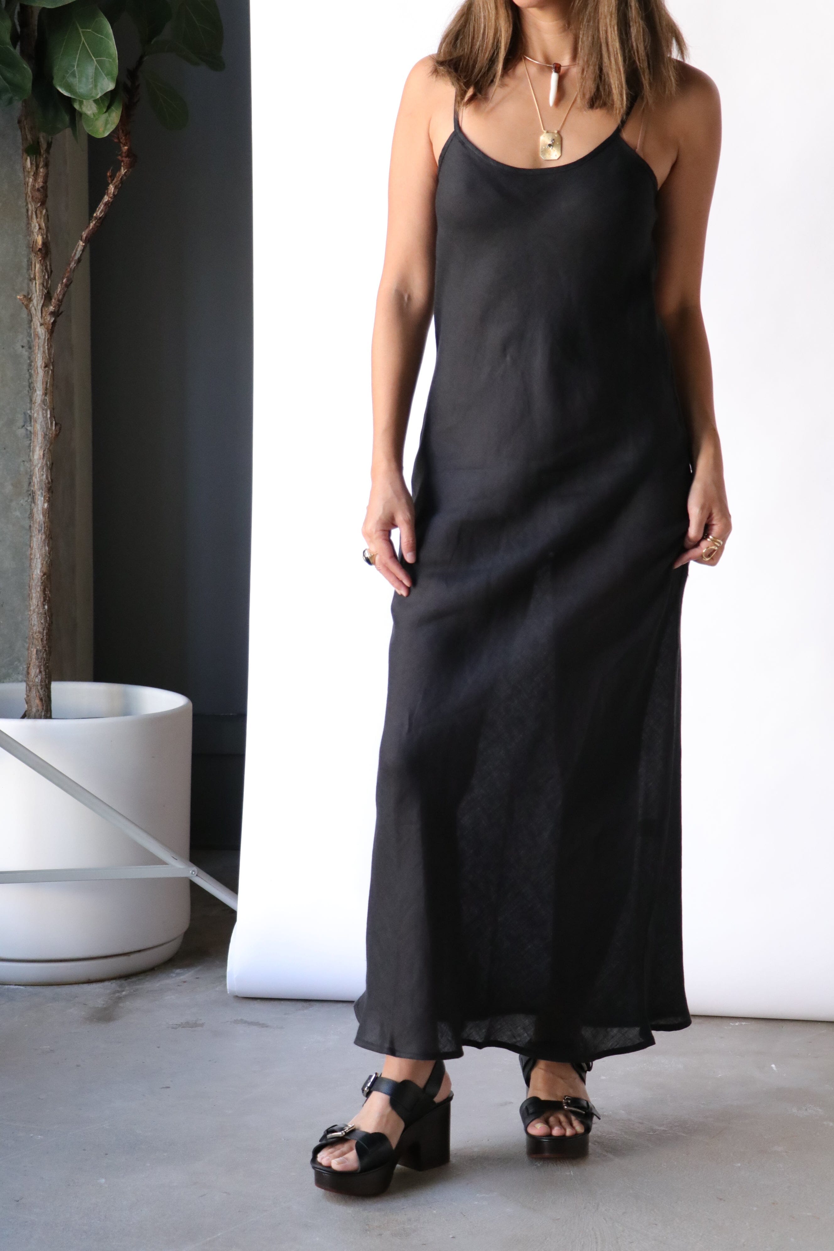 Baserange Dydine Dress in Black | WE ARE ICONIC 