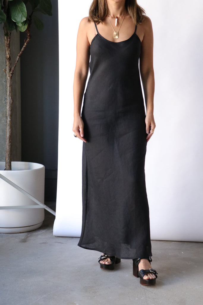 Baserange Dydine Dress in Black Dresses Baserange 