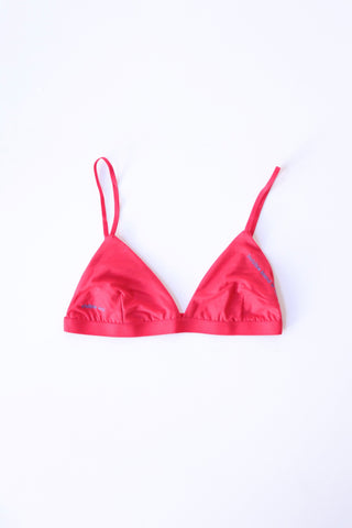 Baserange Mississippi Bra w/ Letter in Dio Red | WE ARE ICONIC
