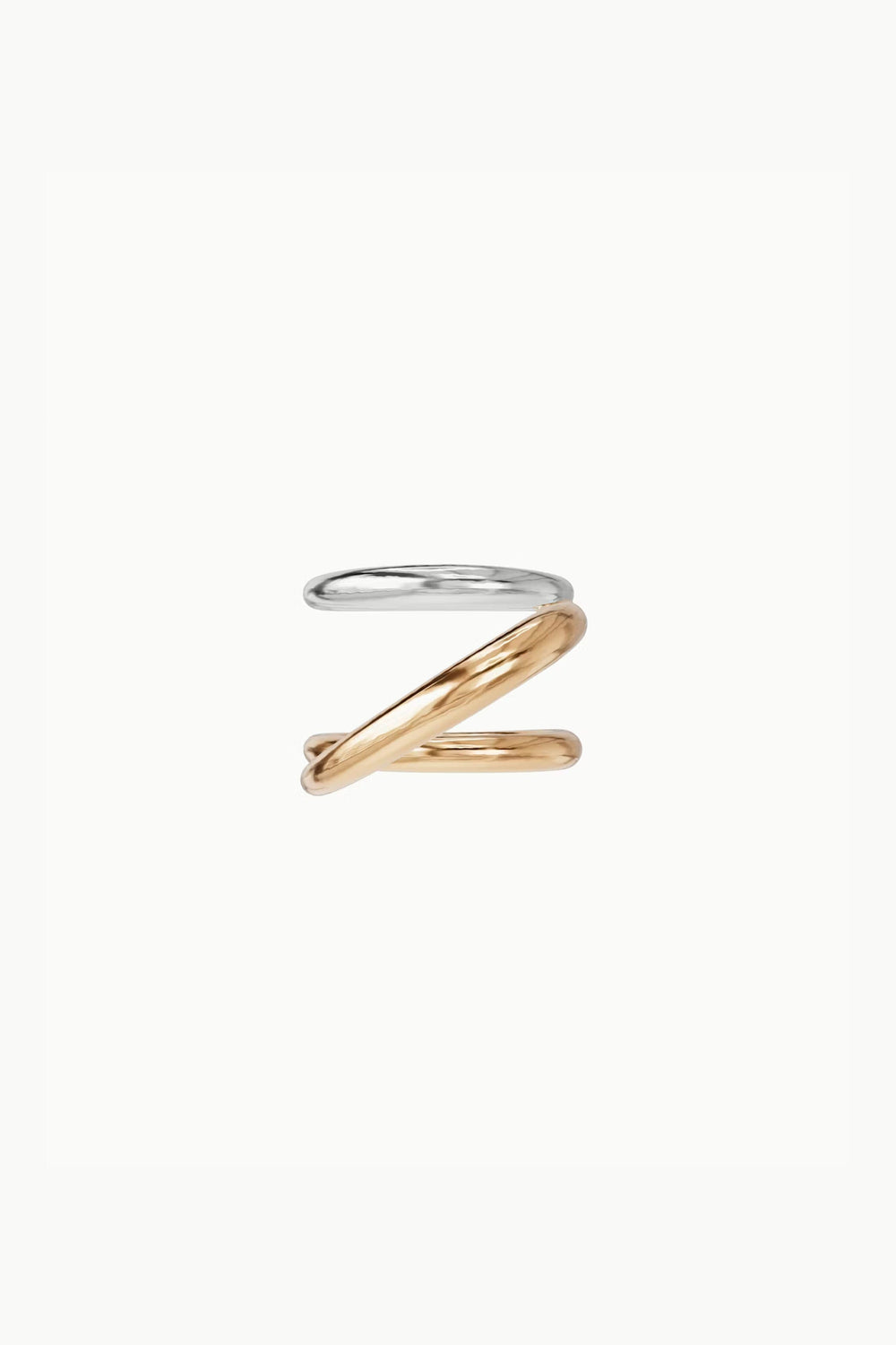 Charlotte Chesnais Bague Triplet Ring- Two Tone | WE ARE ICONIC
