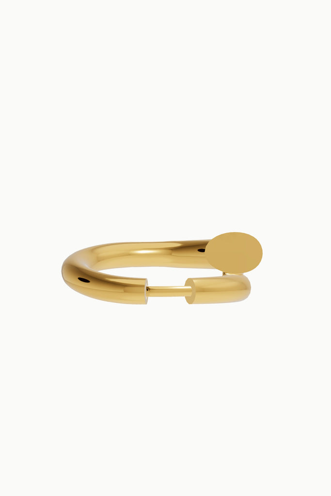 Charlotte Chesnais Bo Creole Biseau in Gold Vermeil Jewelry Charlotte Chesnais 