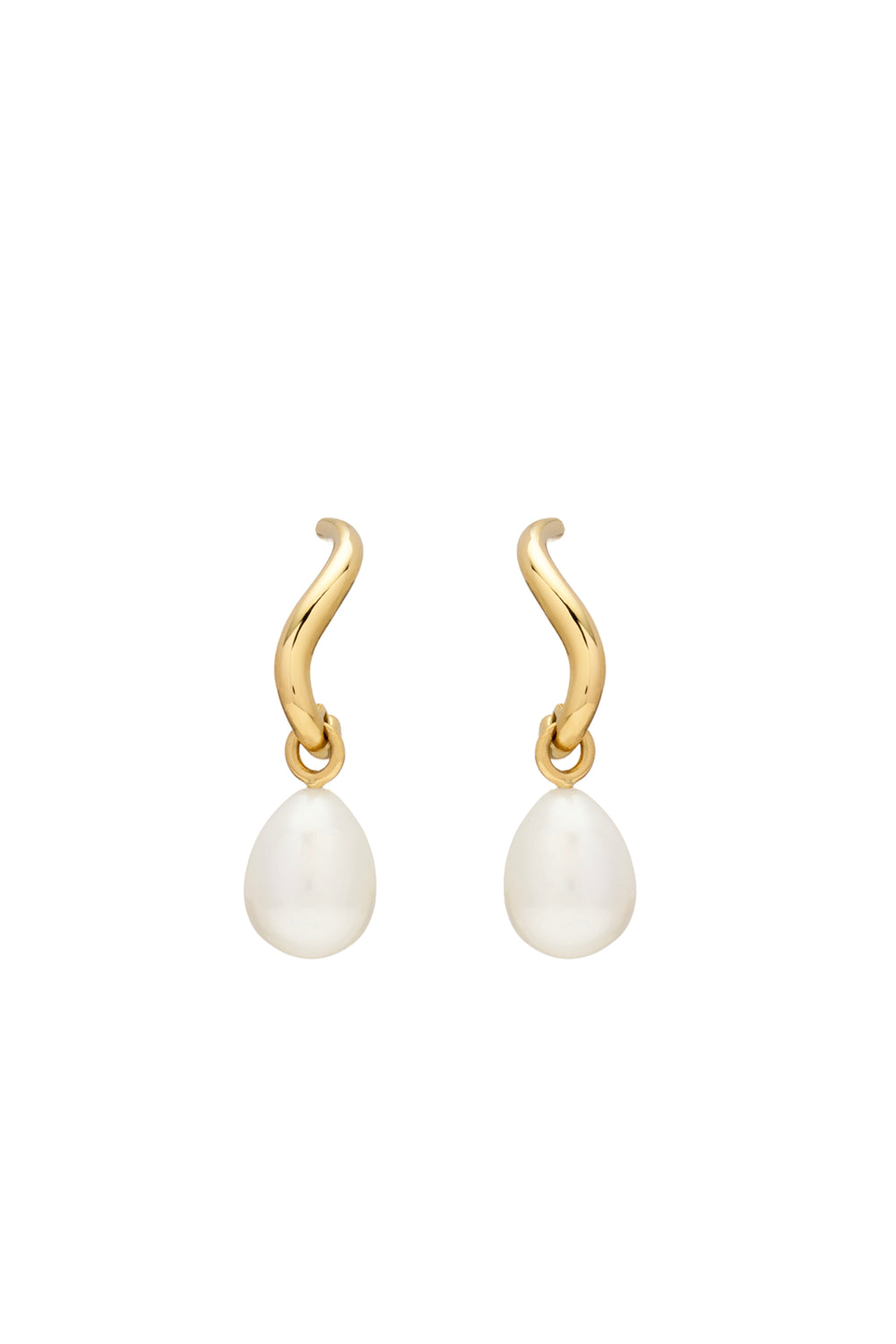 Charlotte Chesnais Pearl Wave Earrings | WE ARE ICONIC