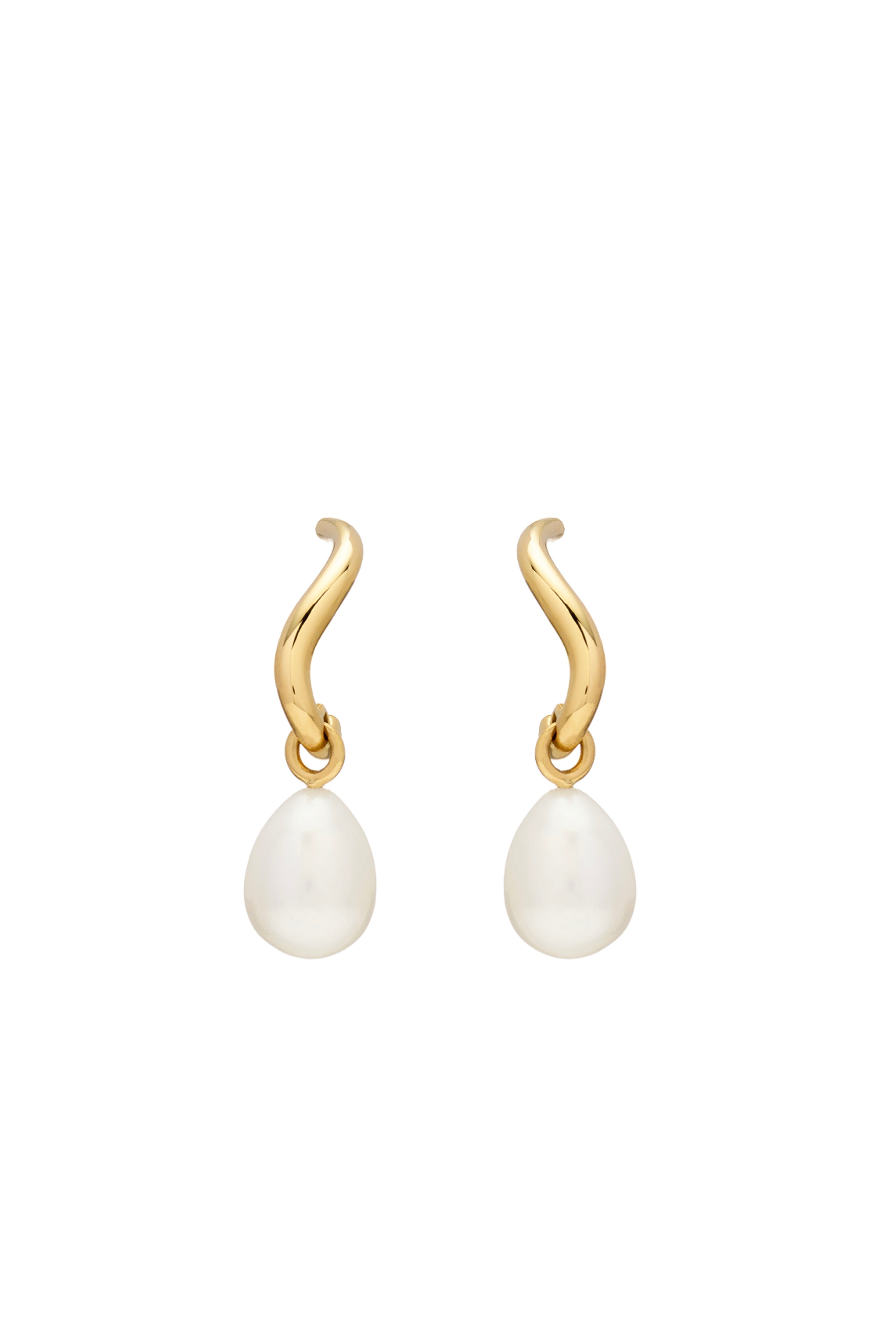 Charlotte Chesnais Pearl Wave Earrings | WE ARE ICONIC