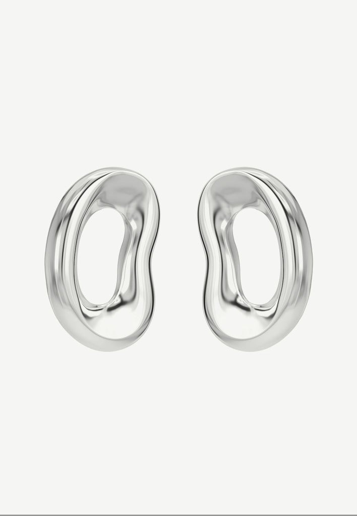 Charlotte Chesnais Shima Earrings in Silver Jewelry Charlotte Chesnais 