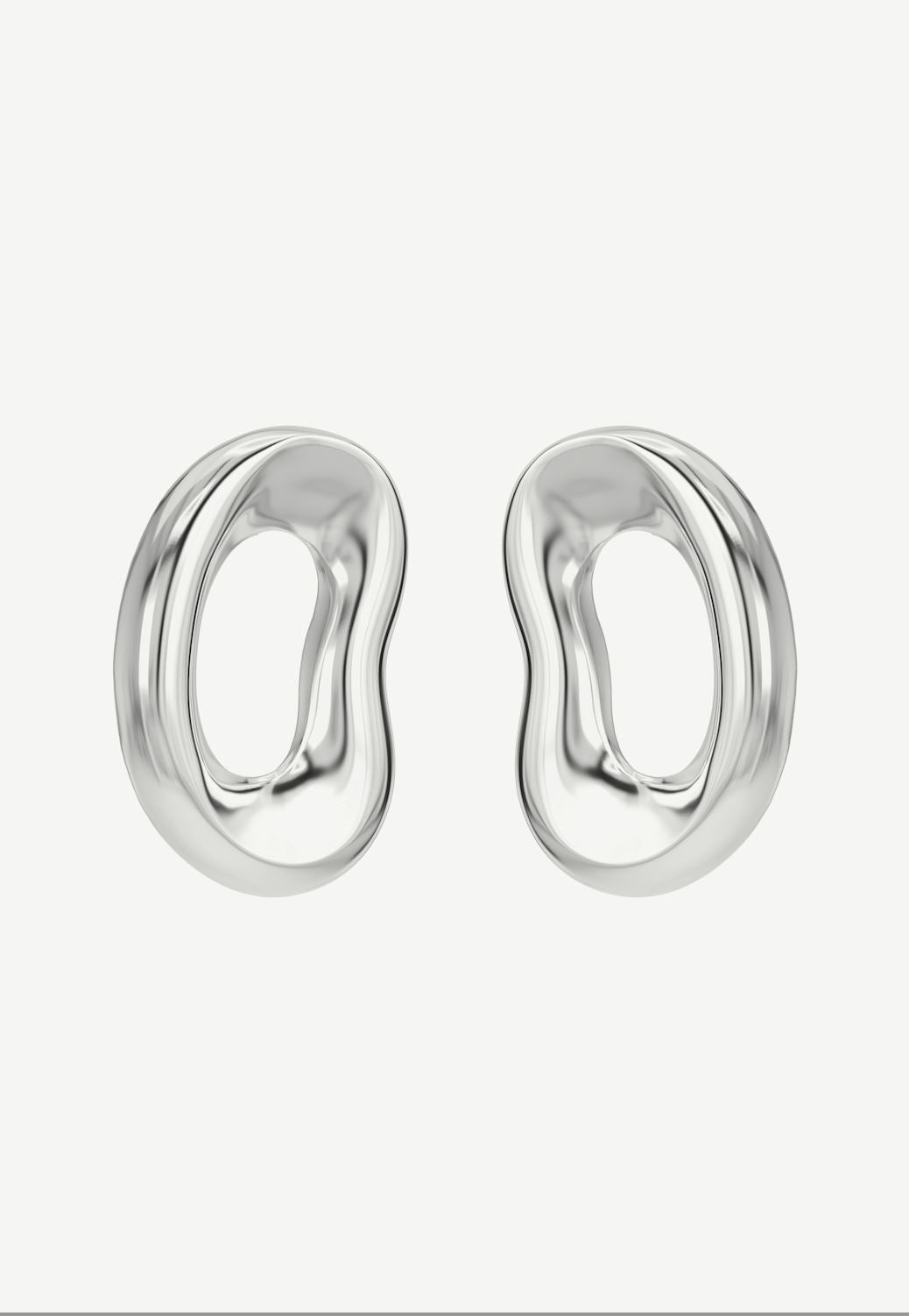 Charlotte Chesnais Shima Earrings in Silver | WE ARE ICONIC