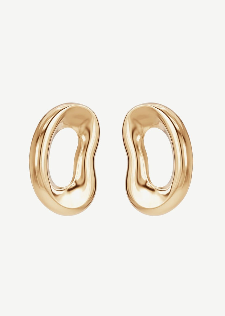 Charlotte Chesnais Shima Earrings in Vermeil Jewelry Charlotte Chesnais 