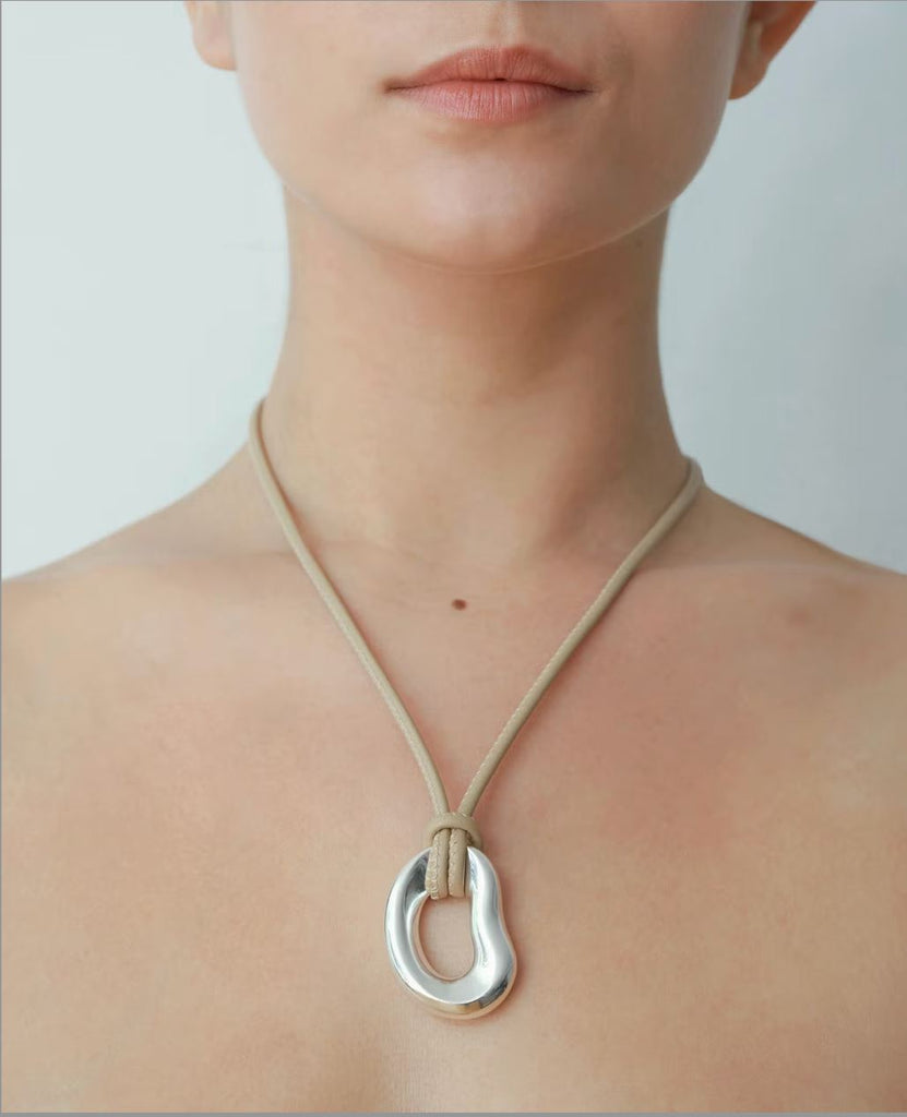 Charlotte Chesnais Shima Pendant in Silver Jewelry Charlotte Chesnais 