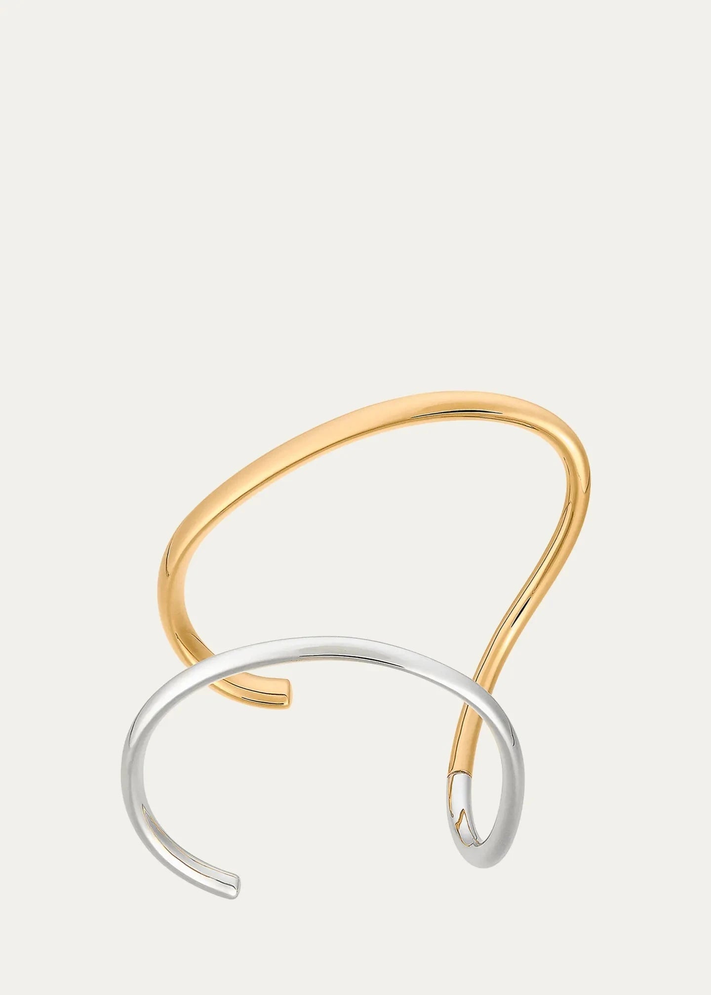 Charlotte Chesnais_Wave ブレスレット_vermeil and silver charlottechesnaisbraceletvearw