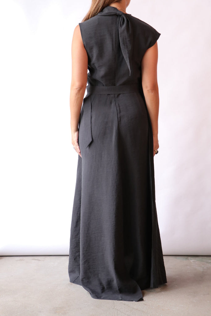 Christian Wijnants Daju Sleeveless Dress in Black Dresses Christian Wijnants 