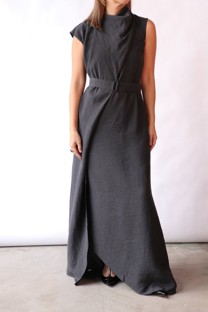Christian Wijnants Daju Sleeveless Dress in Black Dresses Christian Wijnants 
