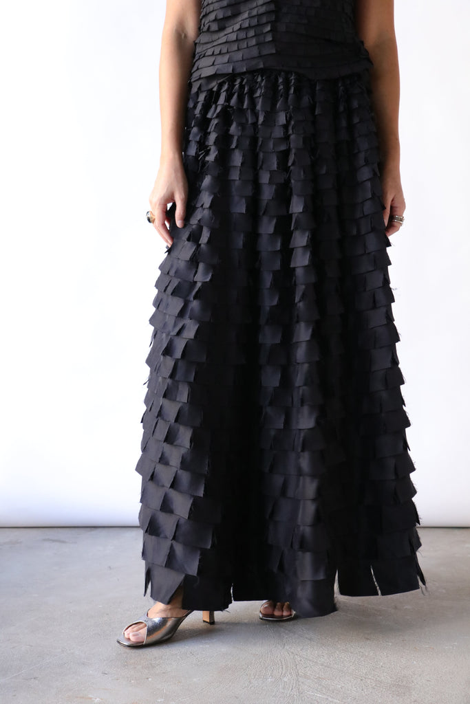 Christian Wijnants Sheenar Skirt in Black Bottoms Christian Wijnants 