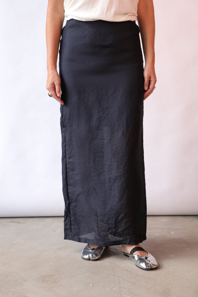 Christian Wijnants Susalo Skirt in Navy Bottoms Christian Wijnants 