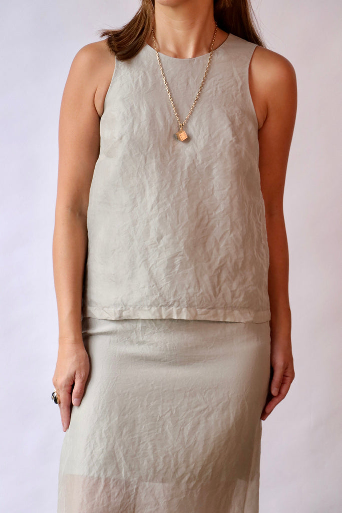 Christian Wijnants Tinar Top in Clay tops-blouses Christian Wijnants 