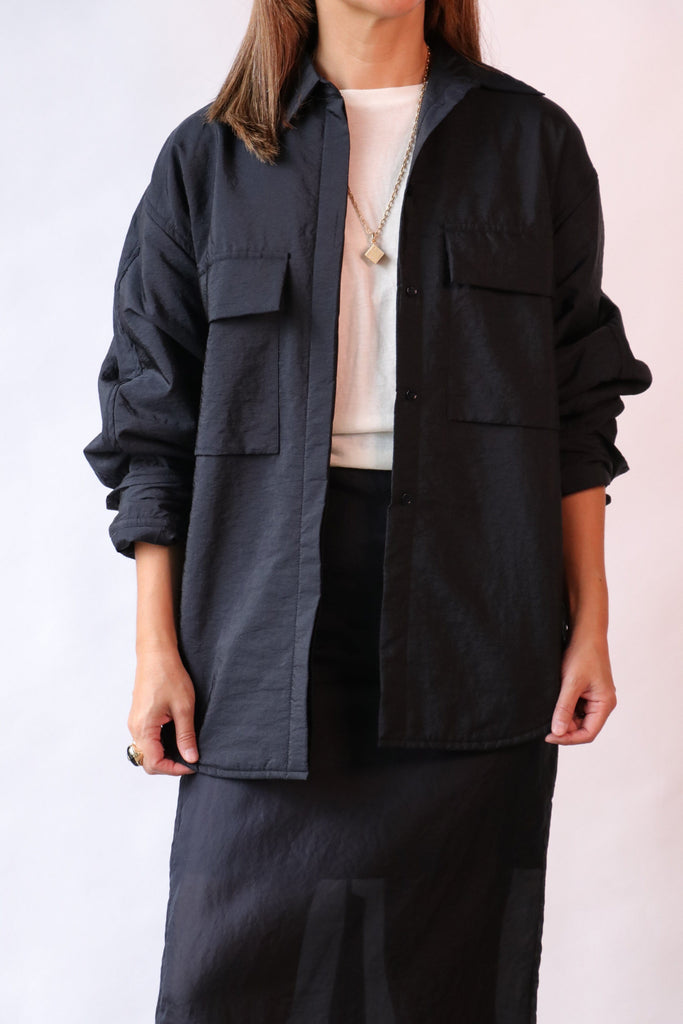 Christian Wijnants Toka Top in Navy tops-blouses Christian Wijnants 