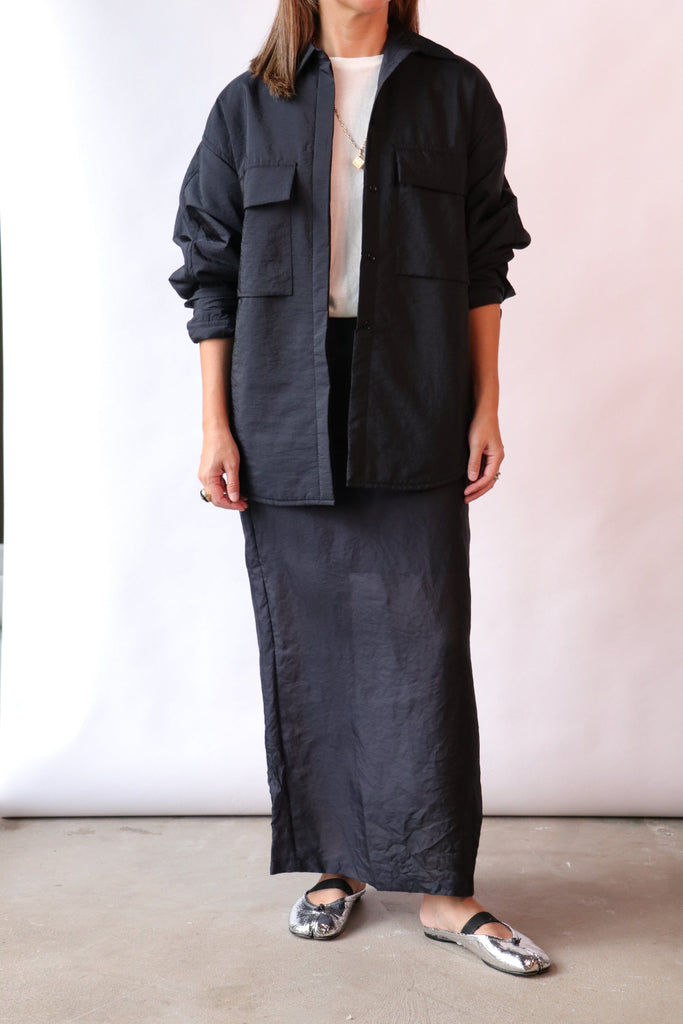 Christian Wijnants Toka Top in Navy tops-blouses Christian Wijnants 