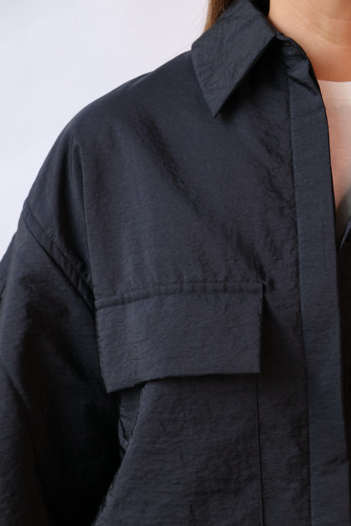 Christian Wijnants Toka Top in Navy tops-blouses Christian Wijnants 