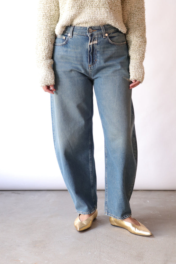Closed Barrel Jeans- Jazzie Mid Blue Bottoms Closed 