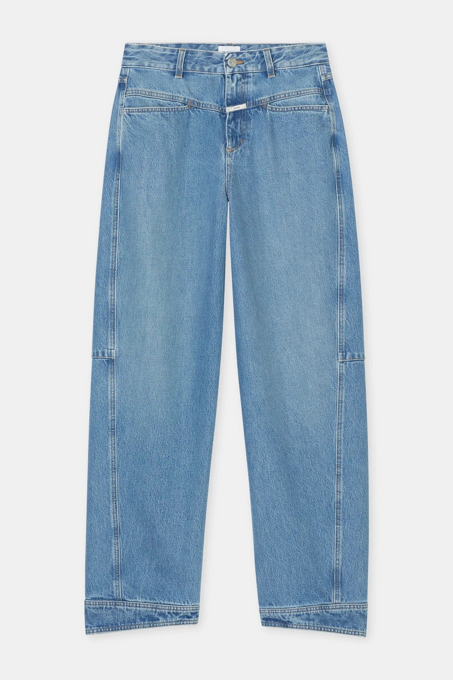 Closed Lira-X Relaxed Jeans in Mid Blue | WE ARE ICONIC