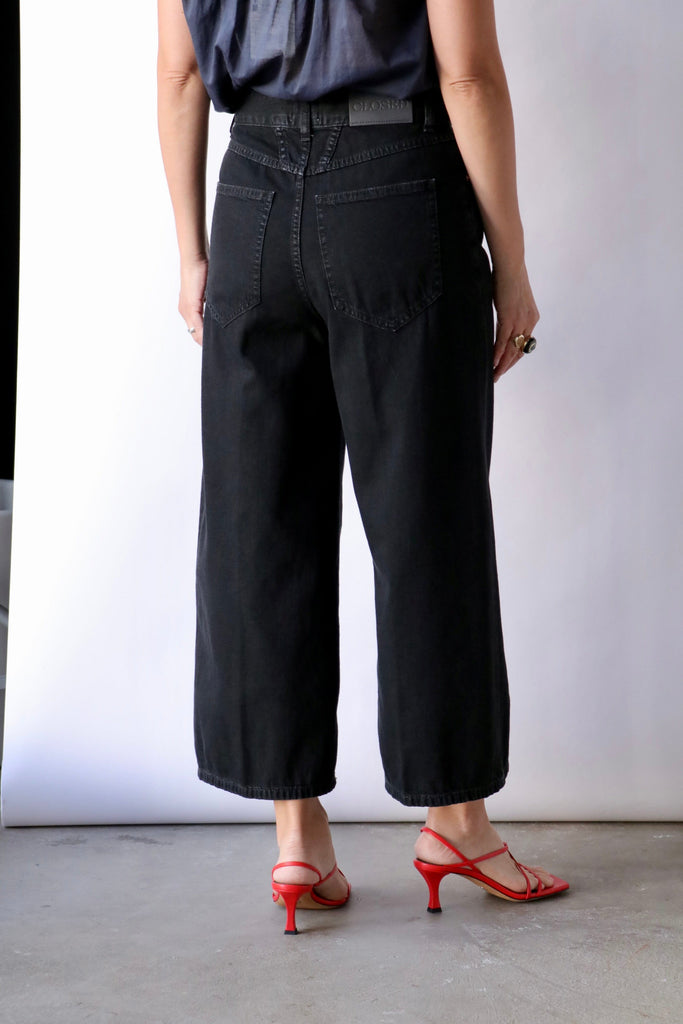 Closed Lyna Wide Jeans in Black Bottoms Closed 